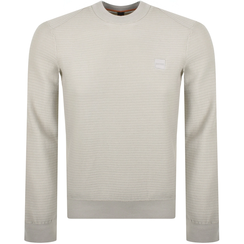 Hugo Boss BOSS Anion Knit Jumper Beige